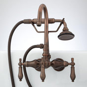 Pasaia Tub-Wall Mounted Tub Faucet with Hand Shower in Oil Rubbed Bronze