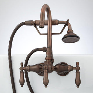 Pasaia Tub-Wall Mounted Tub Faucet with Hand Shower in Oil Rubbed Bronze