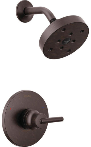 Trinsic 14 Series Single-Function Shower Faucet Set, H2Okinetic Shower Valve Trim Kit in Venetian Bronze