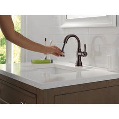 Cassidy Single Hole Pull Out Sprayer Bathroom Faucet, Single Handle Bathroom Sink Faucet in Bronze | product photo