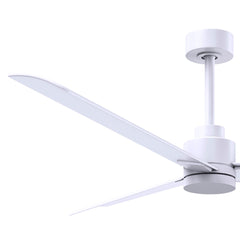 Ceiling Fan, 56 in Blade Span, Matte White with Remote Control