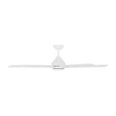 Ceiling Fan, 60 in Blade Span with Five Solid Wood Blades and LED Light