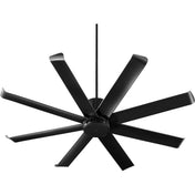 Ceiling Fan, 60 Inch Blade Span with 6 Blades in Black
