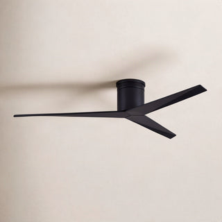 Ceiling Fan with 3 Plastic Blades, 56 In Blade Span, Matte Black