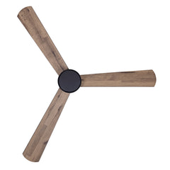 Ceiling Fan with 52 Inch Blade Span and DC Motor in Black