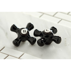 Centerset Bathroom Faucet, Heirloom, Double Handle in Oil Rubbed Bronze