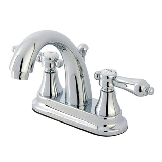 Centerset Bathroom Faucet, Heirloom, Double Handle with Pop-Up in Polished Chrome