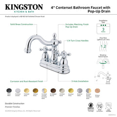 Centerset Bathroom Faucet, Heritage, Double-Handle in Antique Copper