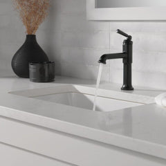 Saylor Matte Black Bathroom Faucet | product photo