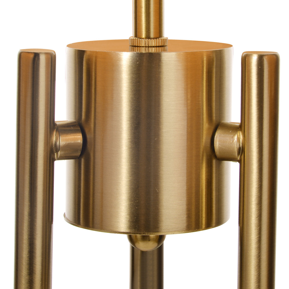 Chandelier, 3 Lights, Frosted Glass with Brass Finish