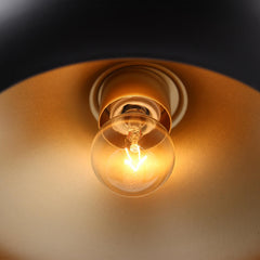 Chandelier, 5-Light Dimmable with Metal Shades