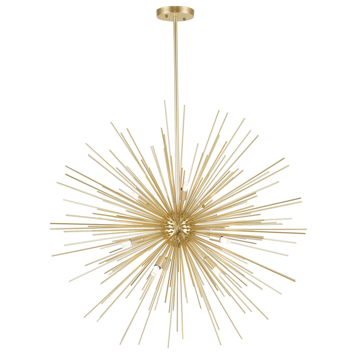 Chandelier, 9 Light, 30 in Diameter with Gold Finish