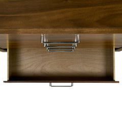 Chest of Drawers, 5-Drawer, Rubberwood and Manufactured Wood, Brown