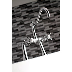 Clawfoot Tub Faucet, Essex, Two-Handle 2-Hole in Polished Chrome