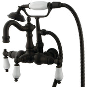 Clawfoot Tub Faucet, Heirloom, Three-Handle in Oil Rubbed Bronze