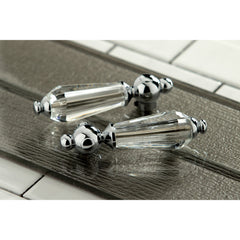Clawfoot Tub Faucet, Heirloom, Three-Handle with Hand Shower in Polished Chrome