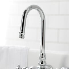 Clawfoot Tub Faucet, Heirloom, Two-Handle 2-Hole in Polished Chrome