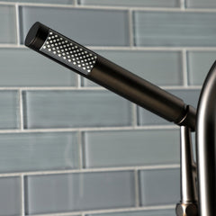 Clawfoot Tub Faucet, Kaiser, Three-Handle 2-Hole in Oil Rubbed Bronze