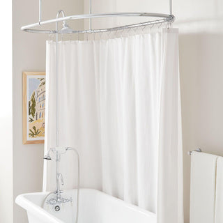 Clawfoot Tub Shower Conversion Kit, Gooseneck, with Handheld Shower in Chrome