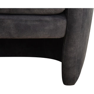 Club Chair, Polyester Upholstery, Kiln-Dried Wood Frame
