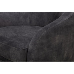 Club Chair, Polyester Upholstery, Kiln-Dried Wood Frame