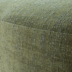 Cocktail Ottoman with Boucle Upholstery and Wood Frame