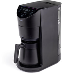 Coffee Maker, Smart Grind and Brew, Podless Single Serve, Carbon Black
