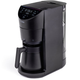 Coffee Maker, Smart Grind and Brew, Podless Single Serve, Carbon Black