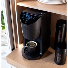 Coffee Maker, Smart Grind and Brew, Podless Single Serve, Carbon Black