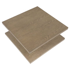 Coffee Table, Oak with Storage Shelf and Casters
