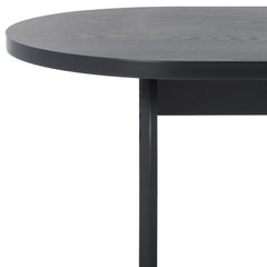 Coffee Table, Oval, Manufactured Wood, Black