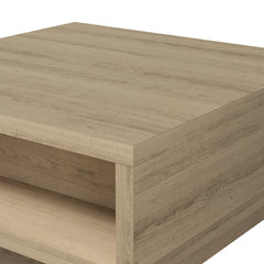 Coffee Table, Pedestal Base, Manufactured Wood, Oak