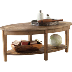 Coffee Table, Reclaimed Wood with Natural Lacquer Finish