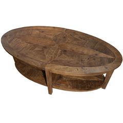 Coffee Table, Reclaimed Wood with Natural Lacquer Finish