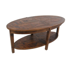 Coffee Table, Reclaimed Wood with Natural Lacquer Finish