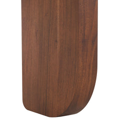 Coffee Table, Round Gray Marble Top, Walnut Solid Wood Base