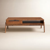 Coffee Table, Solid Acacia Wood in Brown