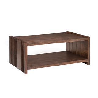 Coffee Table, Solid Mango Wood, Espresso Finish
