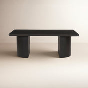 Coffee Table, Solid Mango Wood in Black