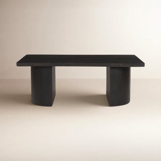 Coffee Table, Solid Mango Wood in Black