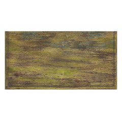 Coffee Table, Solid Mango Wood with Lockable Storage, Green and Brown