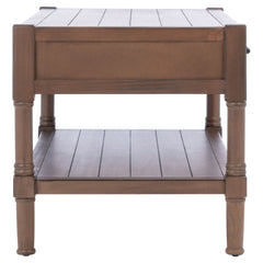 Coffee Table with 2 Drawers in Brown