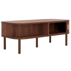 Coffee Table with Storage in Solid and Manufactured Wood