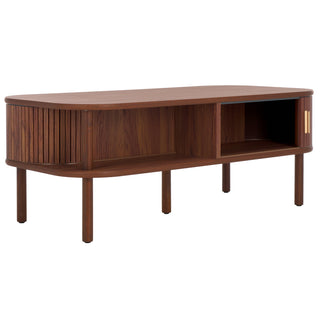 Coffee Table with Storage in Solid and Manufactured Wood