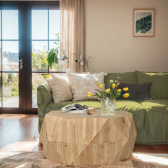 Coffee Table, Wood Construction in Natural