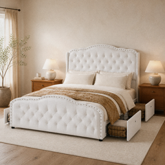Grevane Colonsay Velvet Wingback Bed - image 2
