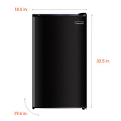 Compact Mini Refrigerator with Freezer, 3.5 Cubic Feet
