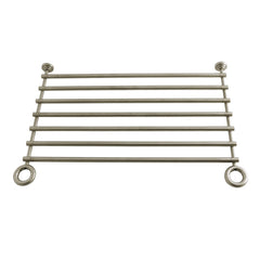 Console Leg Storage Shelf, Fauceture, 25-3/16 In Length in Brushed Nickel
