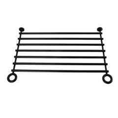 Console Leg Storage Shelf, Fauceture, 28 in Length in Matte Black
