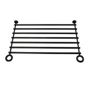 Console Leg Storage Shelf, Fauceture, 28 in Length in Matte Black